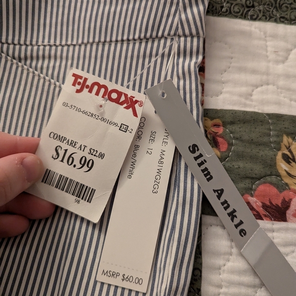 Striped Slacks - Picture 6 of 6